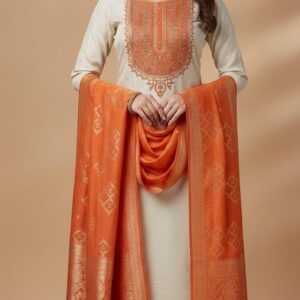 Ivory Suit, Ivory orange Combination
